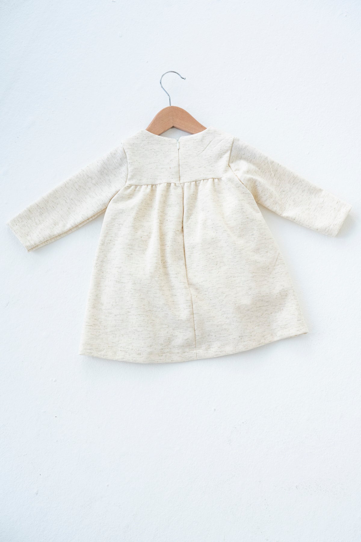 Cream Lace Bow Dress, cream lace girls dress from Something Pretty, alternative view