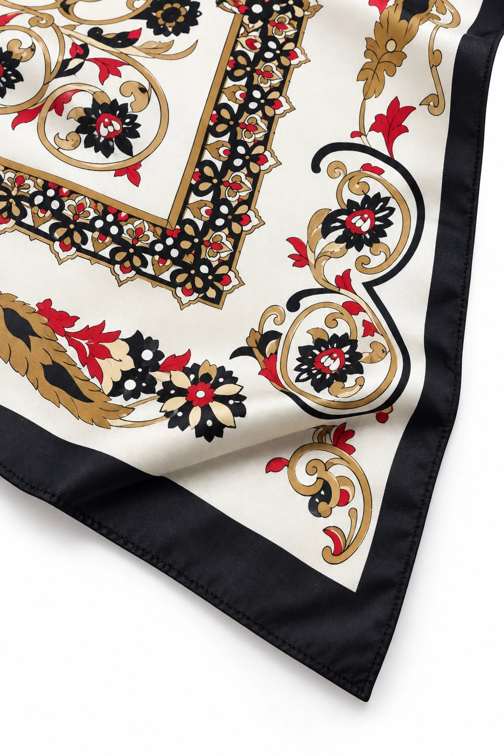 Black Royale Silk Scarf