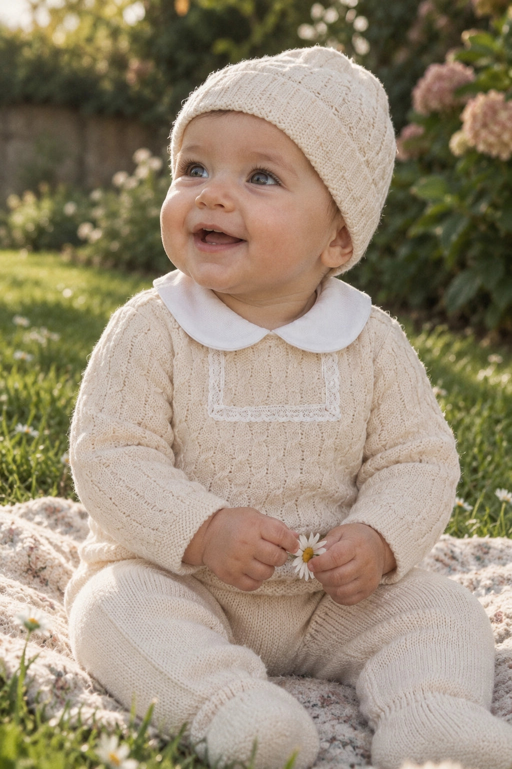 Cream Annabelle Knit Set