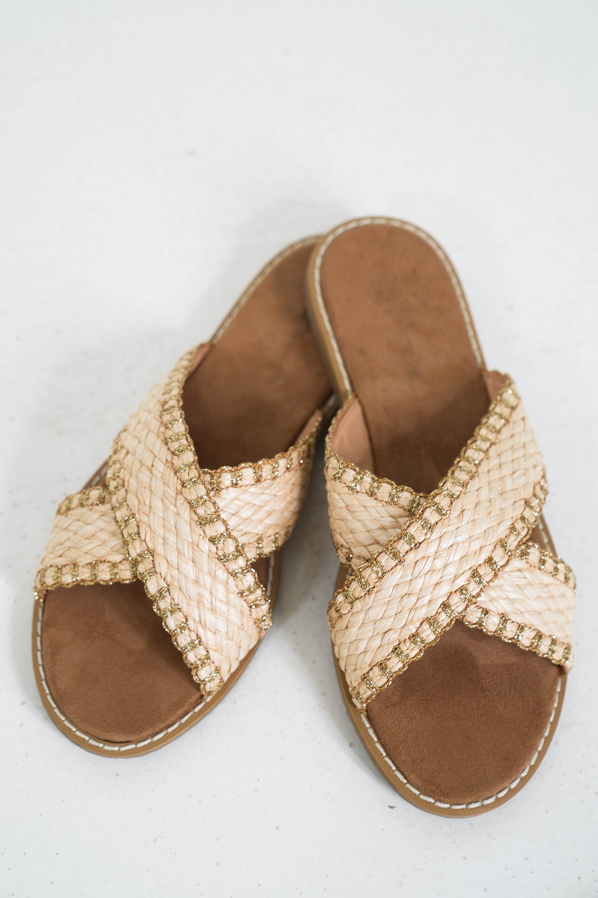 Cream Jessy Sandal, cream summer sandal from Something Pretty, alternative view
