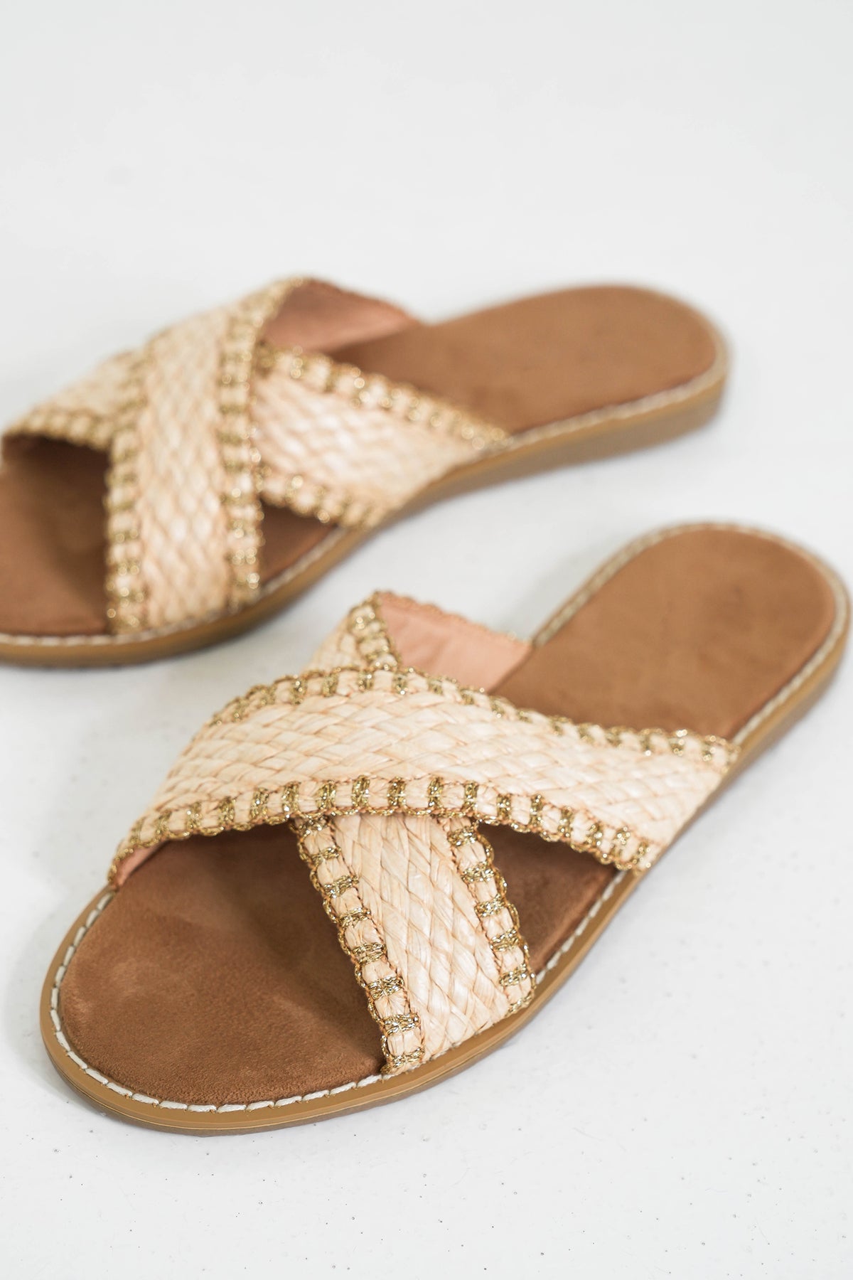 Cream Jessy Sandal, cream summer sandal from Something Pretty, alternative view