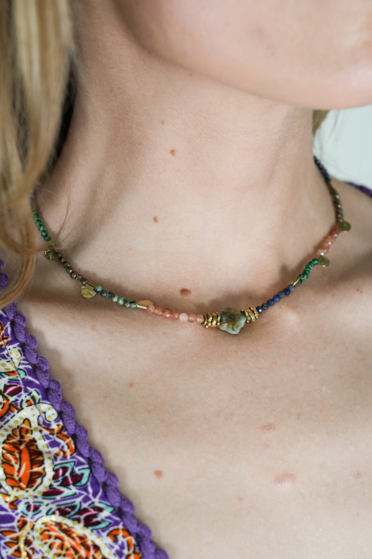 Colourful Shelly Necklace, a necklace from Something Pretty
