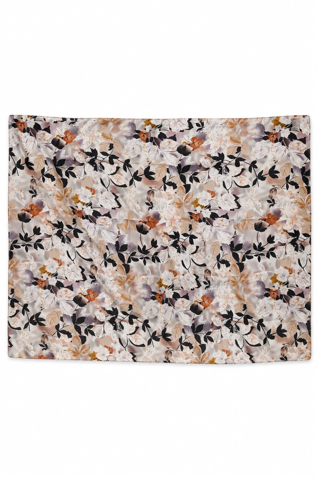 Midnight Botanica Silk Scarf