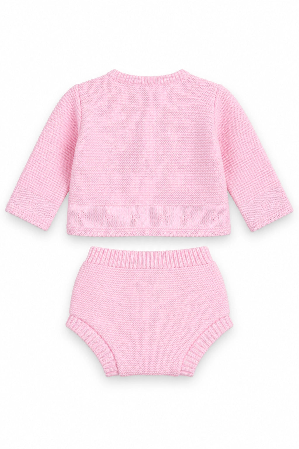 Pink Knit Bloomer Set
