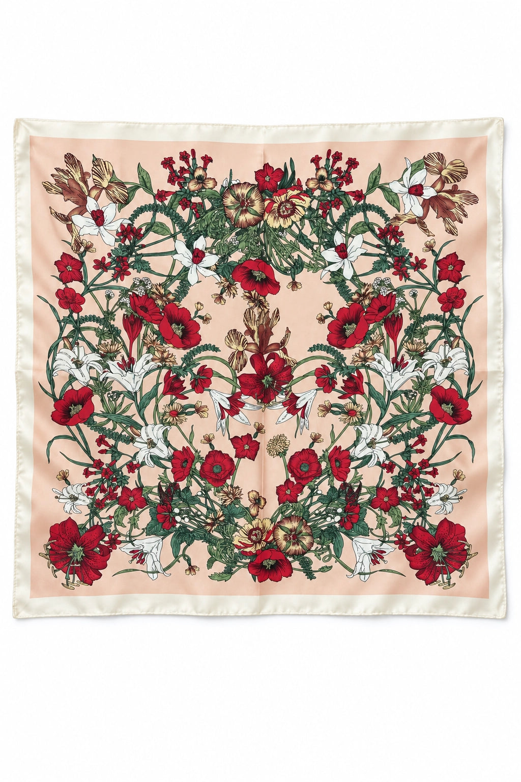 Blush Bloom Silk Scarf