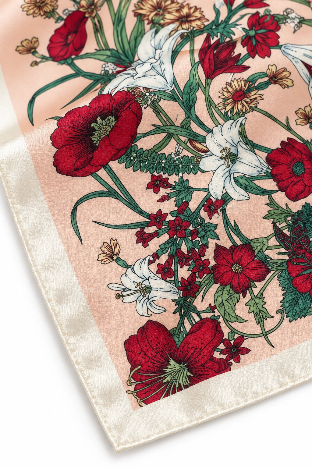 Blush Bloom Silk Scarf