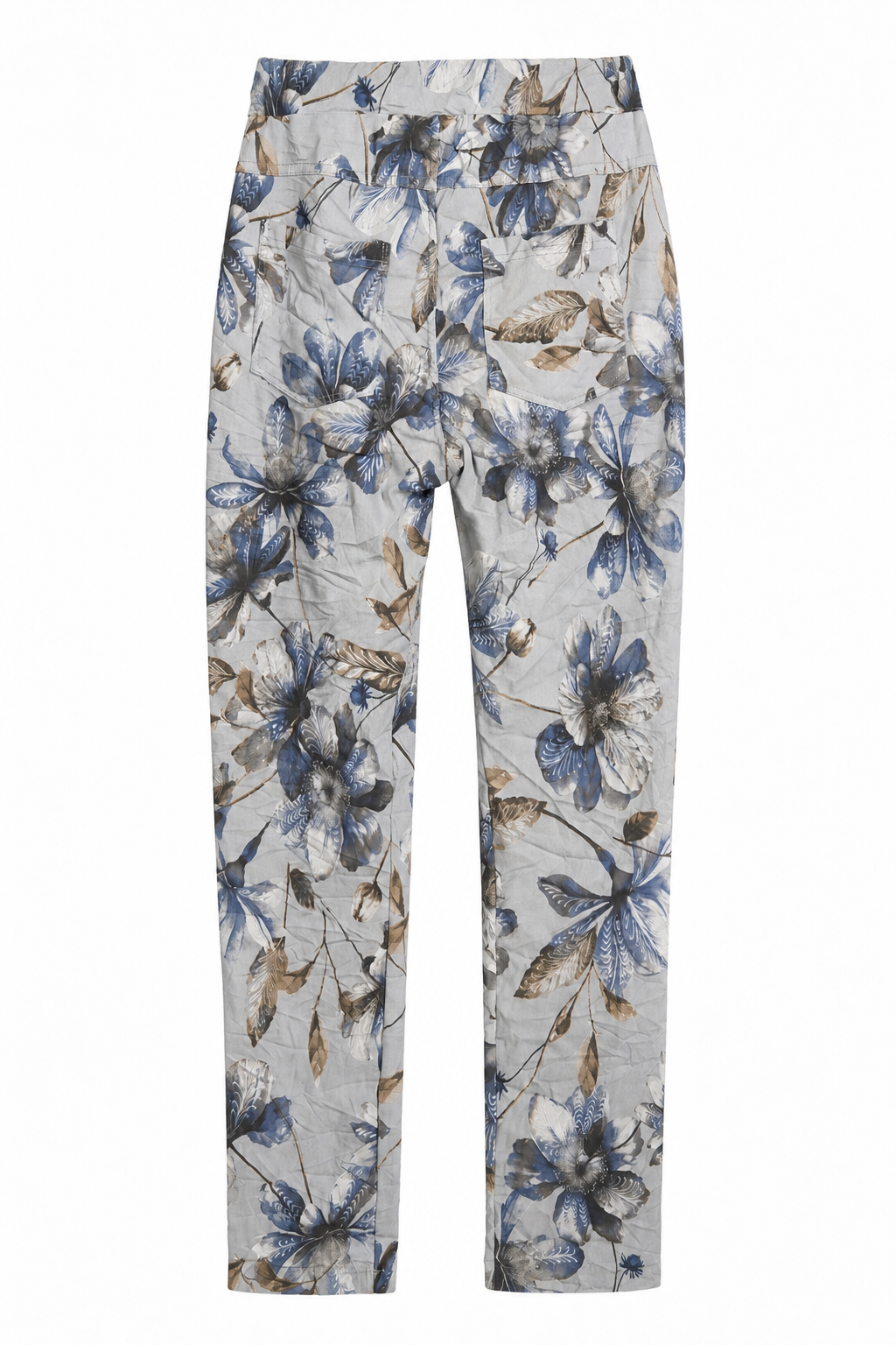 Grey Floral Winter Jogger