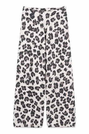 Cream Leopard Pant