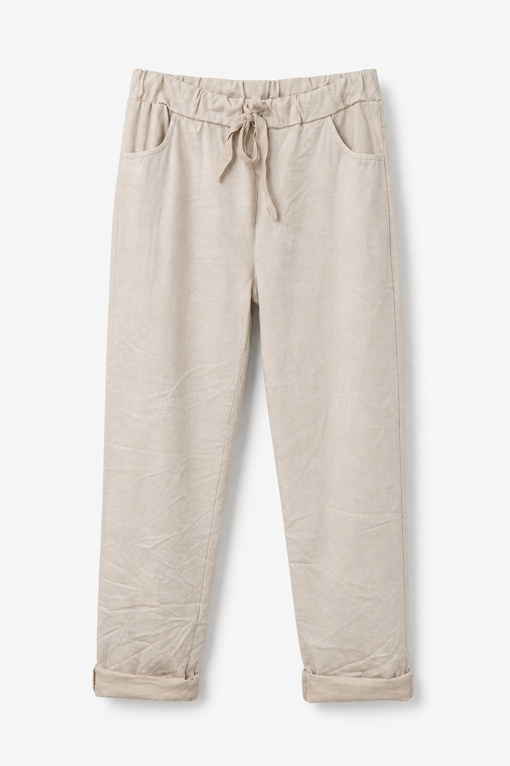Cream Basic Jogger