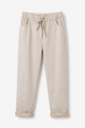 Cream Basic Jogger