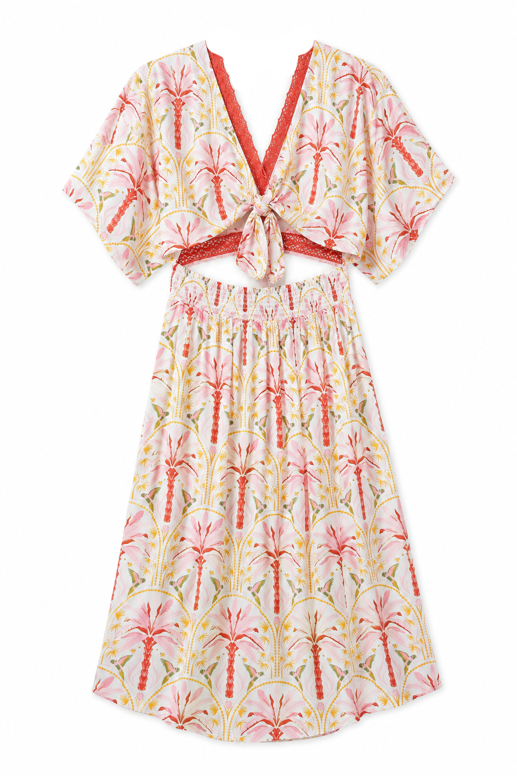 Coral Darcy Dress