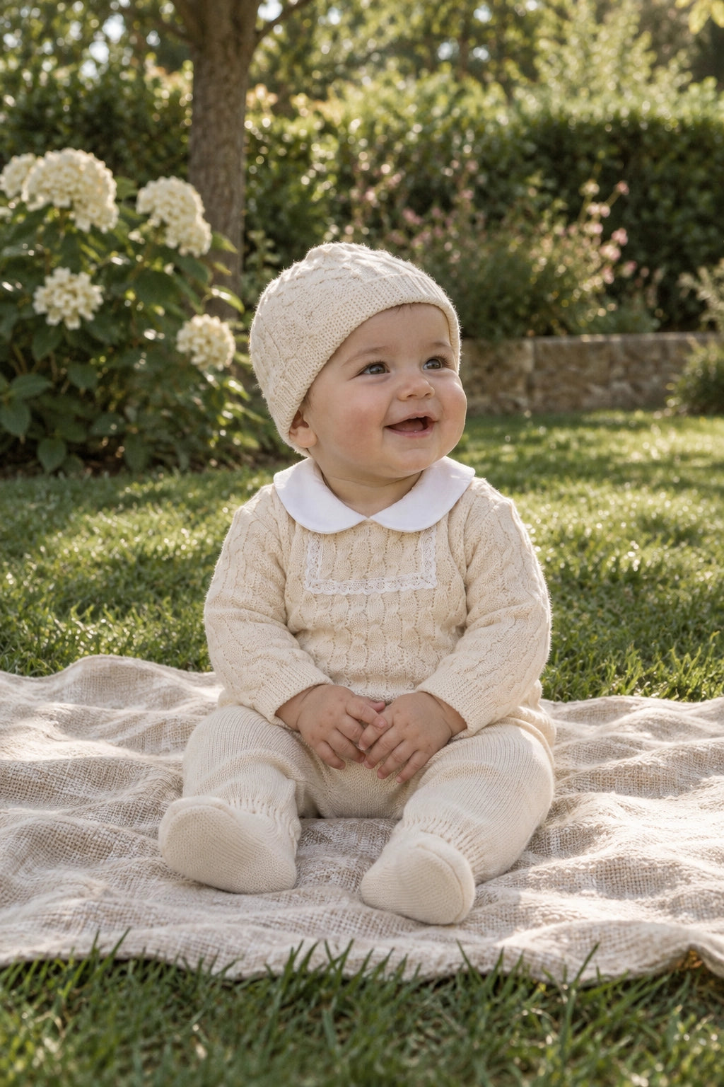 Cream Annabelle Knit Set