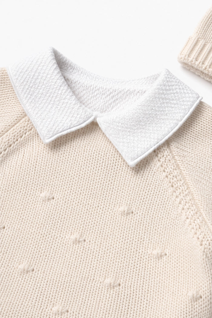 Cream Newborn Knit Set