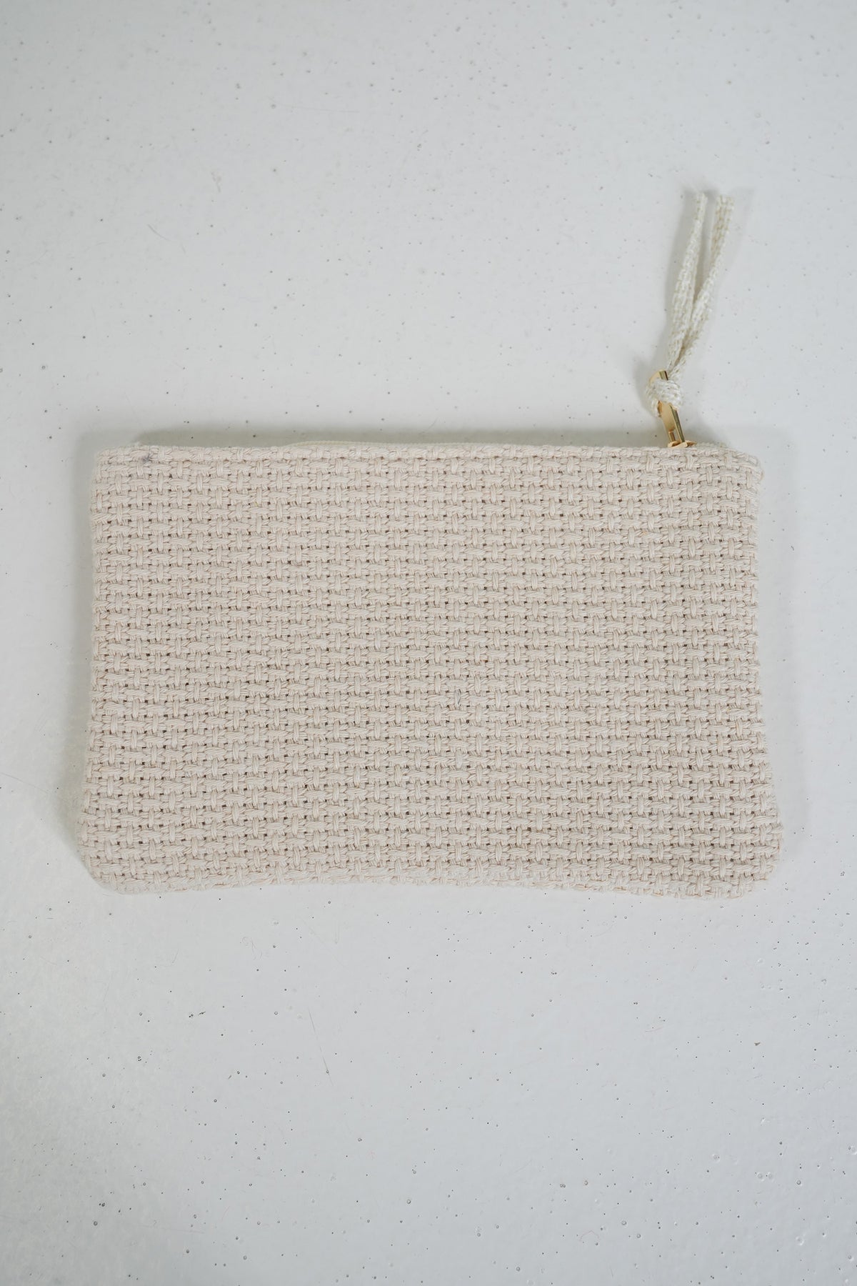 Raffia Amour Zip Bag, raffia handbag from Something Pretty, alternative view