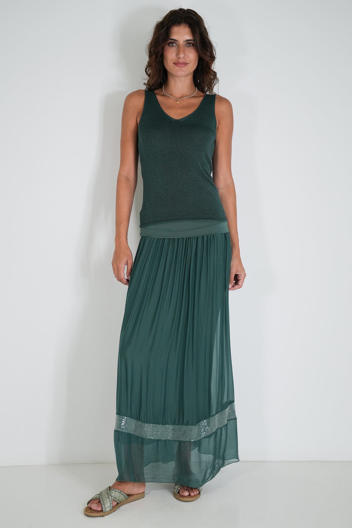 Teal Shimmer Vest