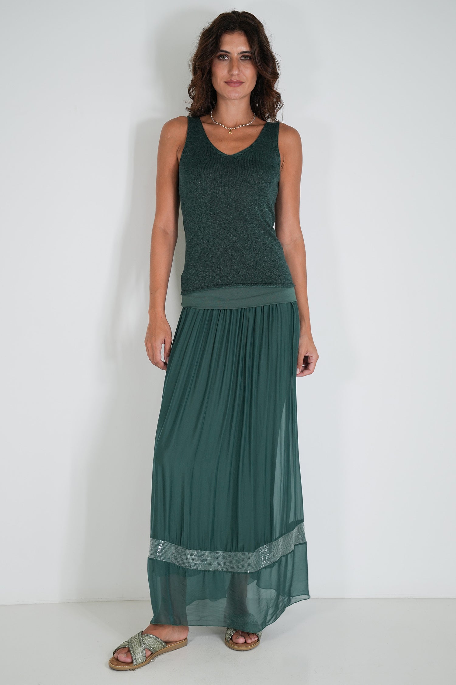 Teal Shimmer Vest