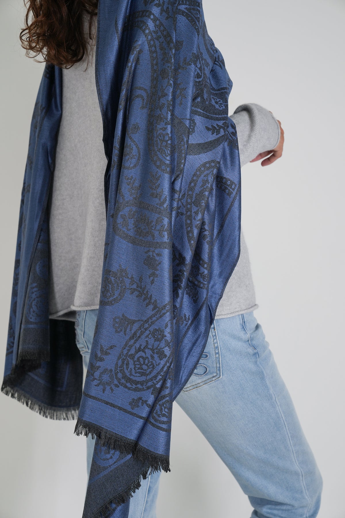 Blue Debbie Scarf