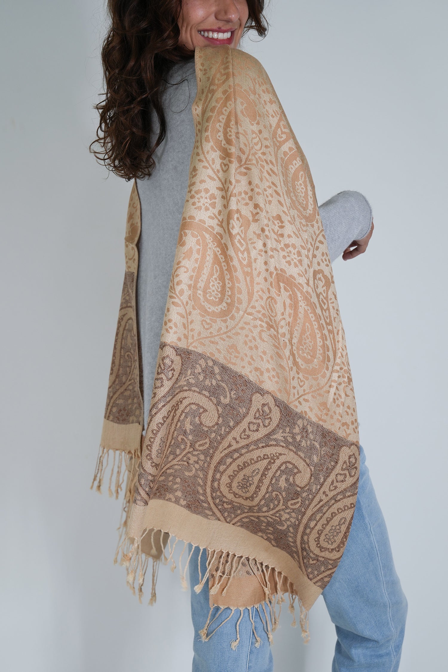 Cream Jenna Scarf