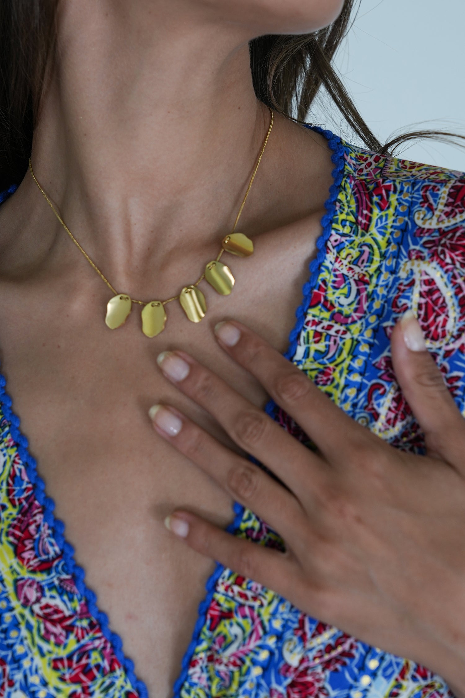 Gold Clare Necklace