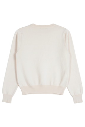 Cream Lace Sequin Jumper