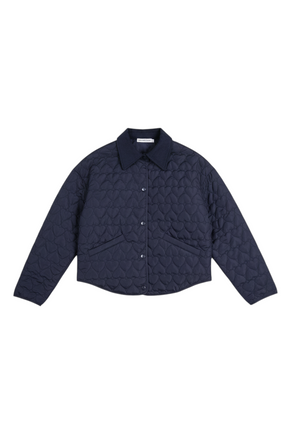 Navy Heart Puffer