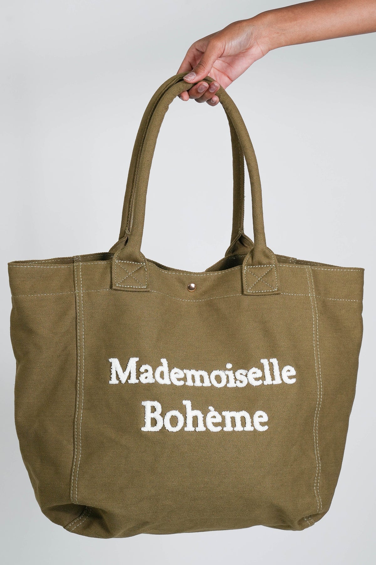 Khaki Mademoiselle Tote