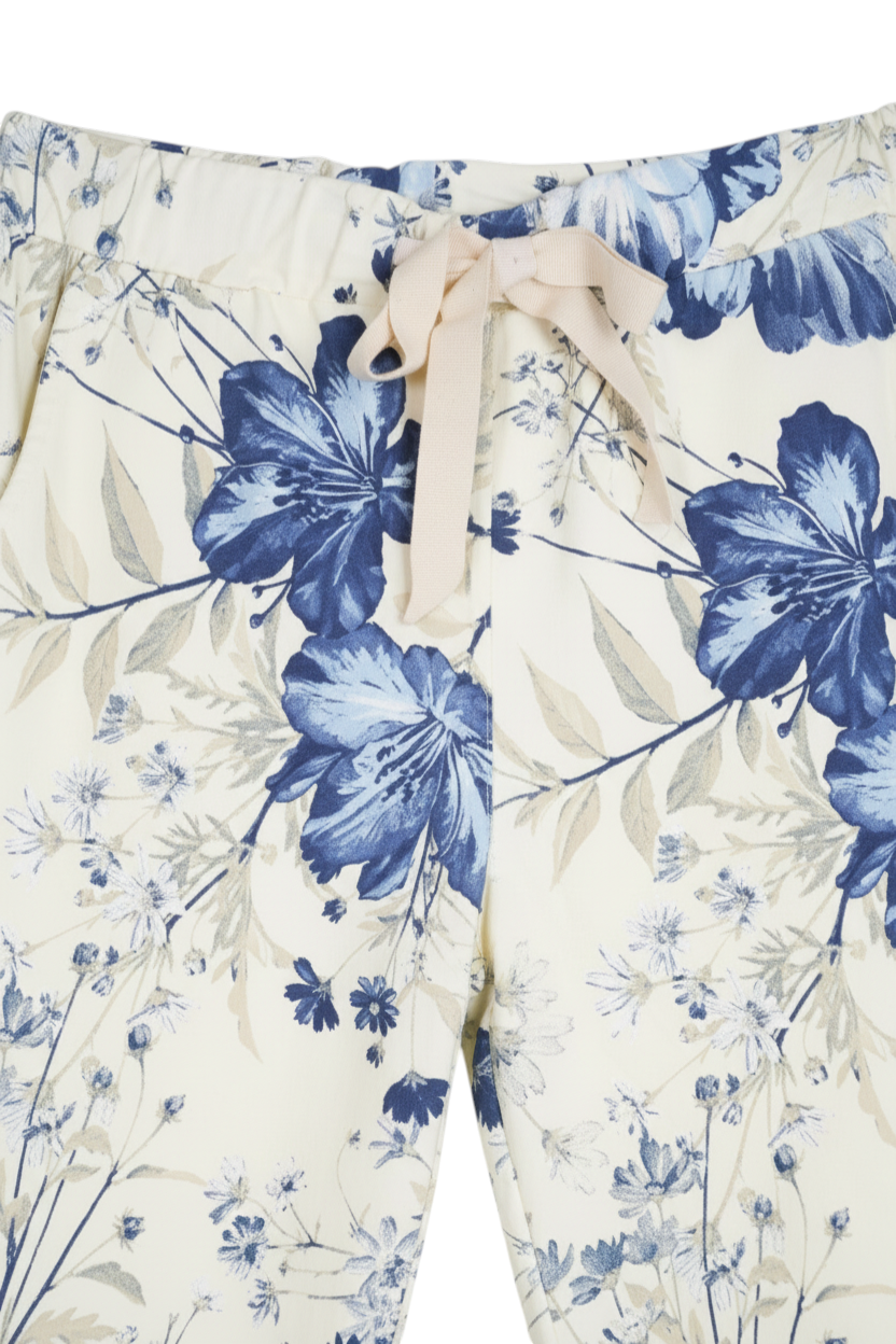 Yellow Floral Autumn Pant