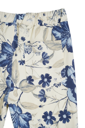 Yellow Floral Autumn Pant