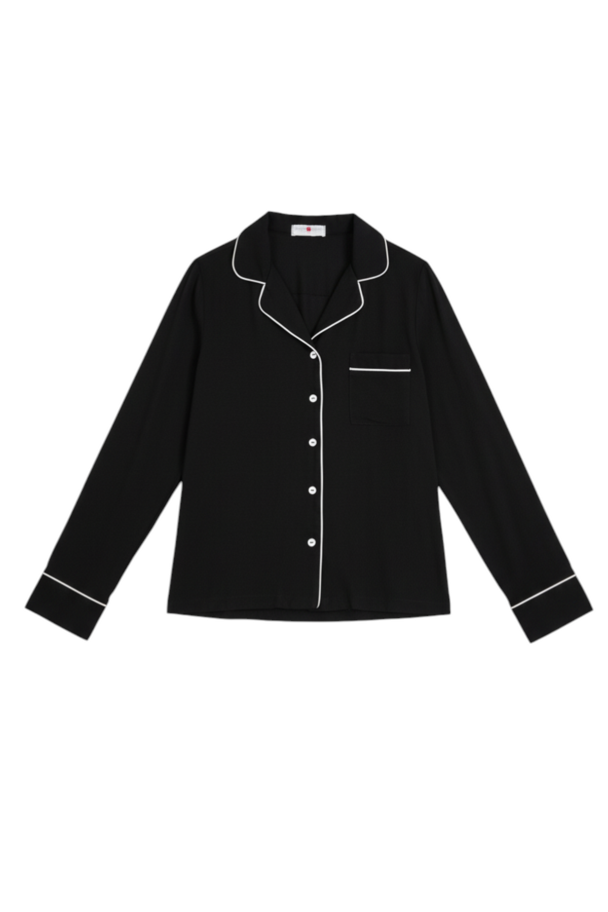 Poppy Divine Black Long Sleeve PJ, long sleeve PJ from Something Pretty, alternative view