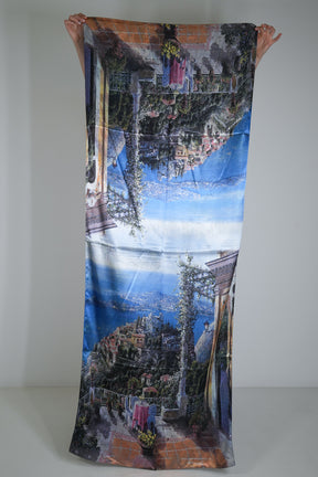 European Reversible Silk Scarf