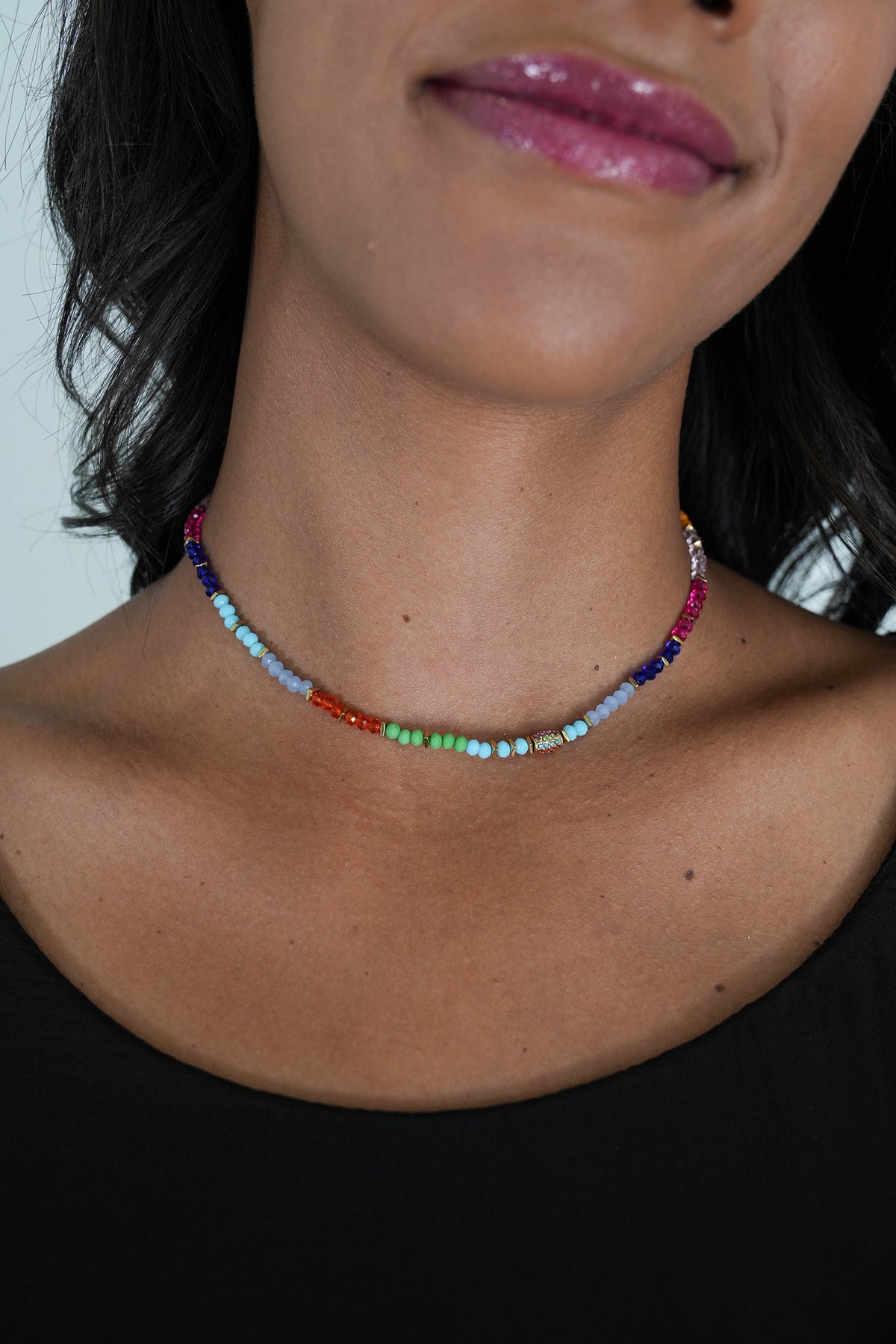 Colourful Simona Necklace, a necklace from Something Pretty