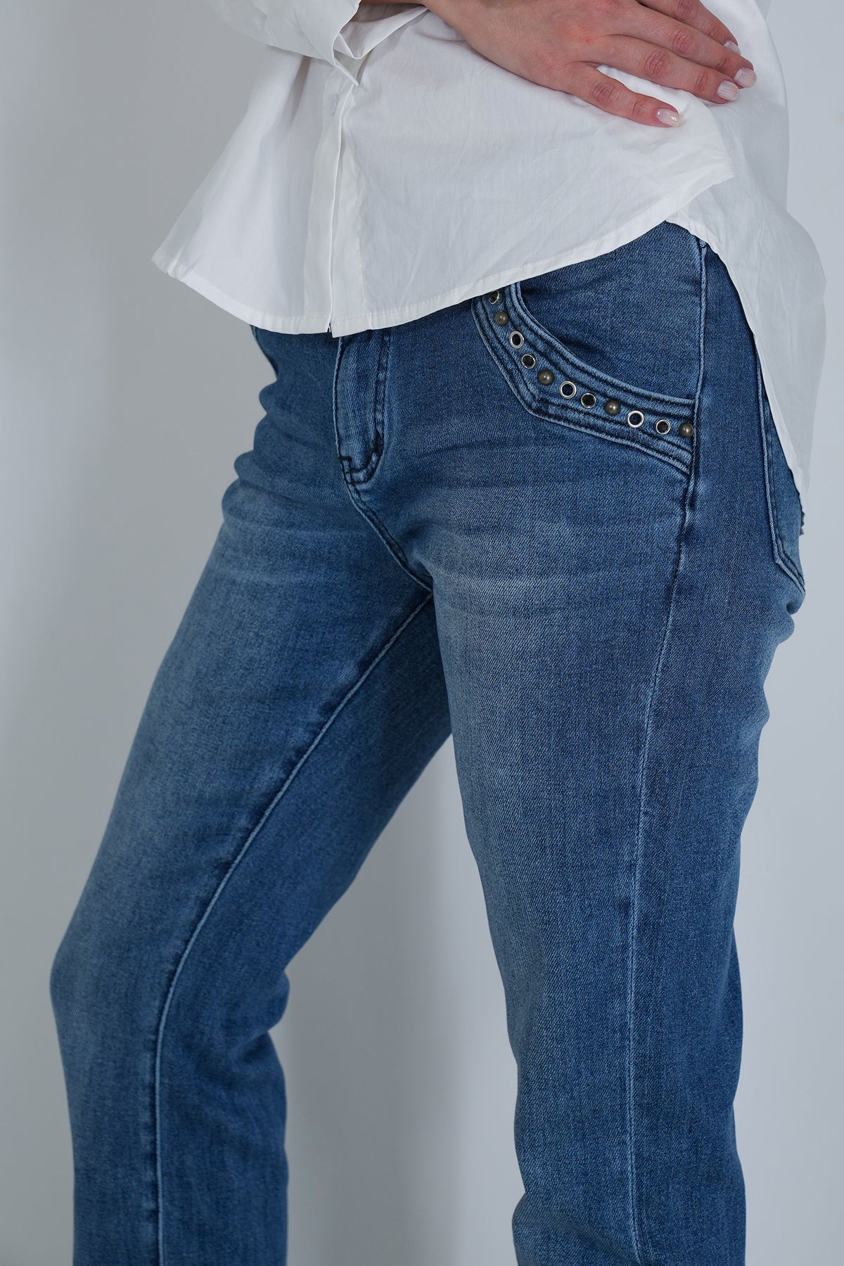 Terri Jean, a denim jean from Something Pretty