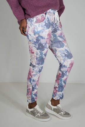 Plum and Blue Cally Jogger Pant