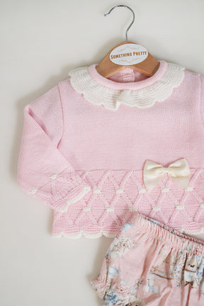 Pink Hayley Knit Set