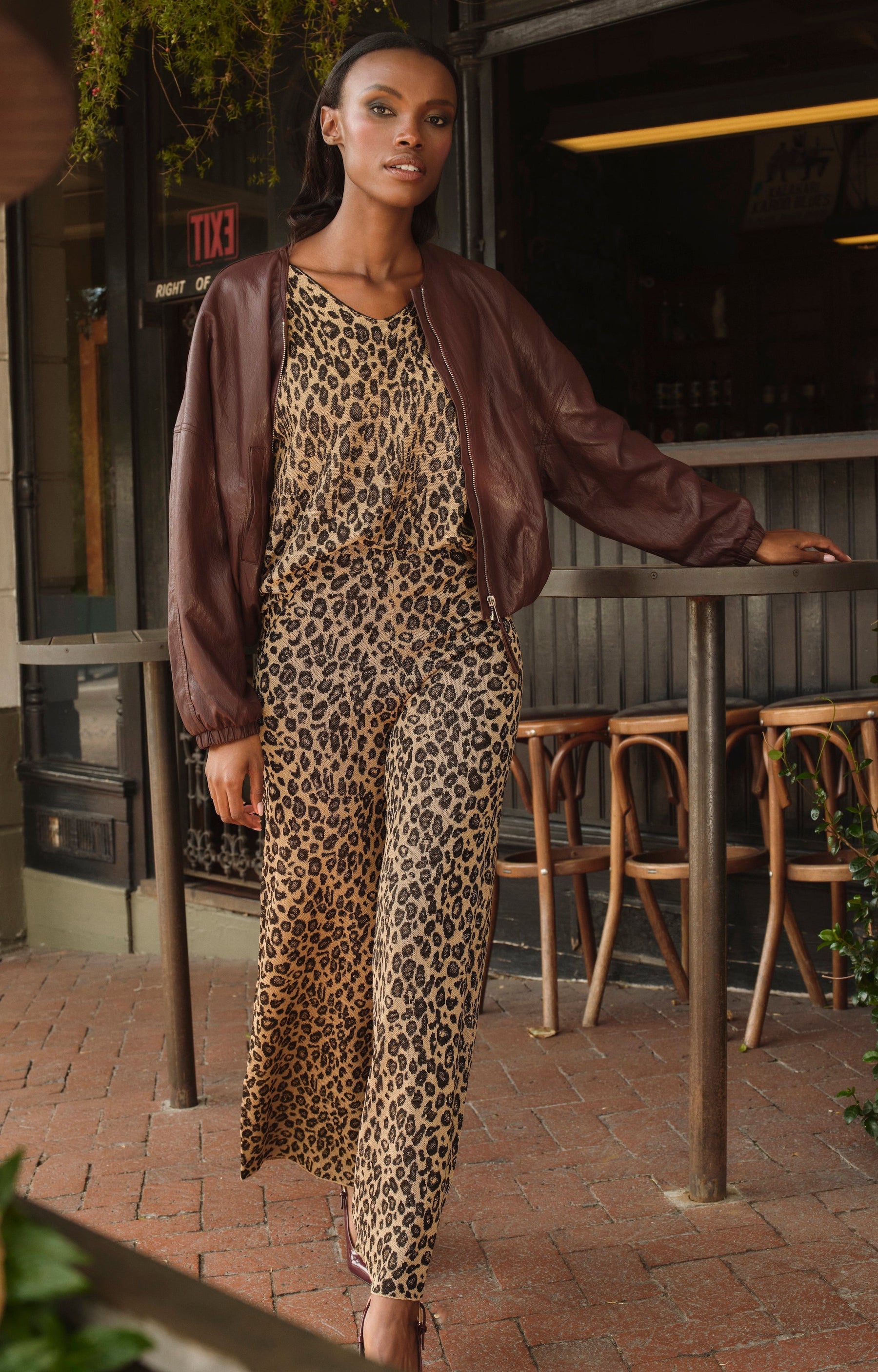 leopard pants 
