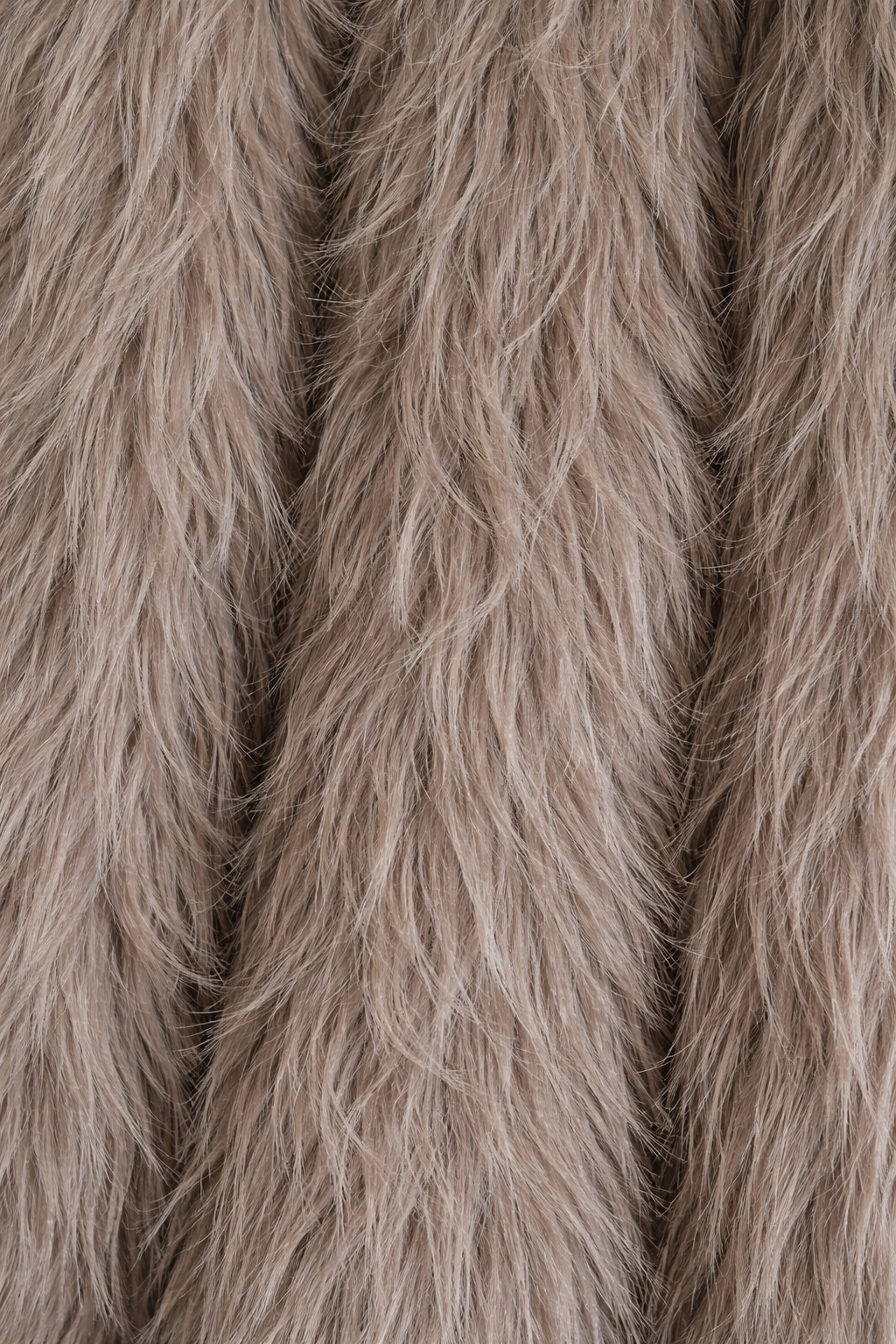 Caramel Shaggy Faux Fur Jacket, faux fur winter jacket from Something Pretty, alternative view