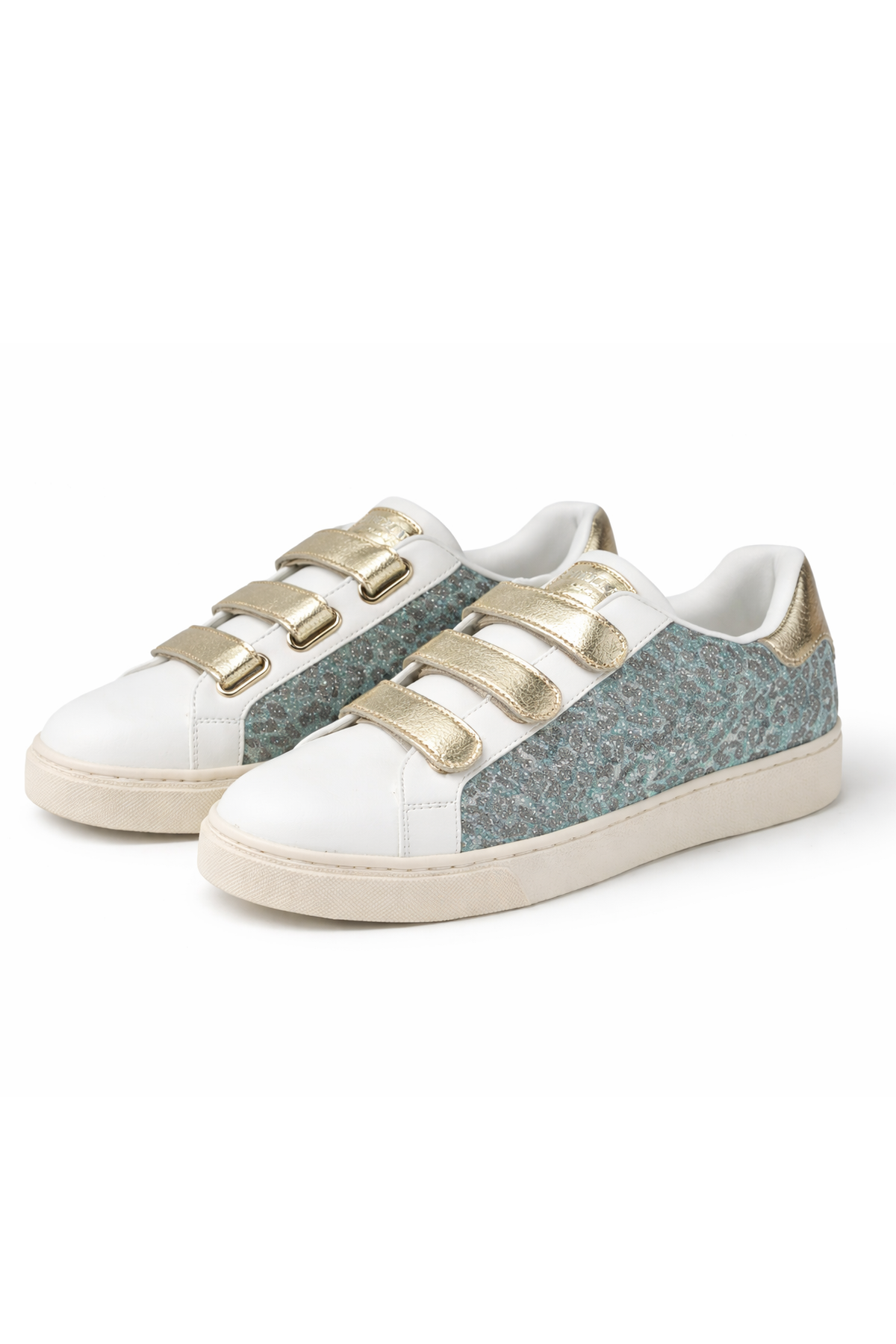 Turquoise Leopard Shimmer Sneaker, sneaker from Something Pretty, alternative view