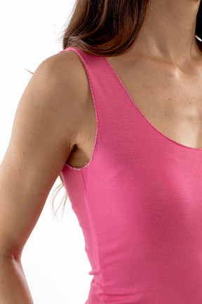 Pink Basic Vest