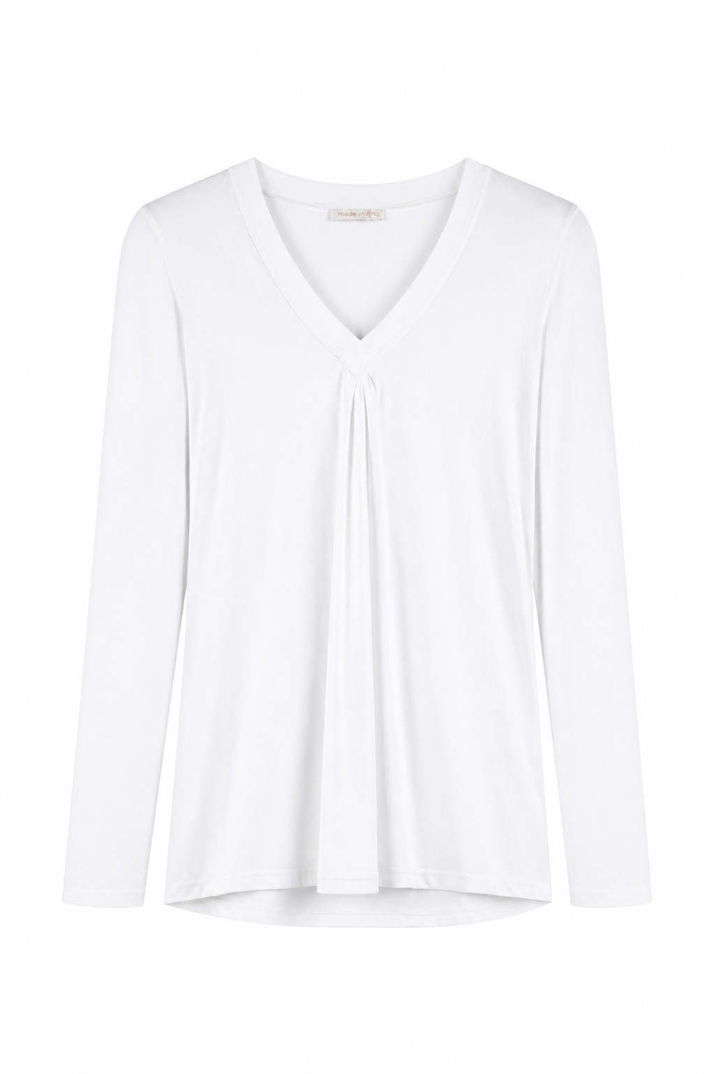 White Sherri Top, white office wear top from Something Pretty, alternative view