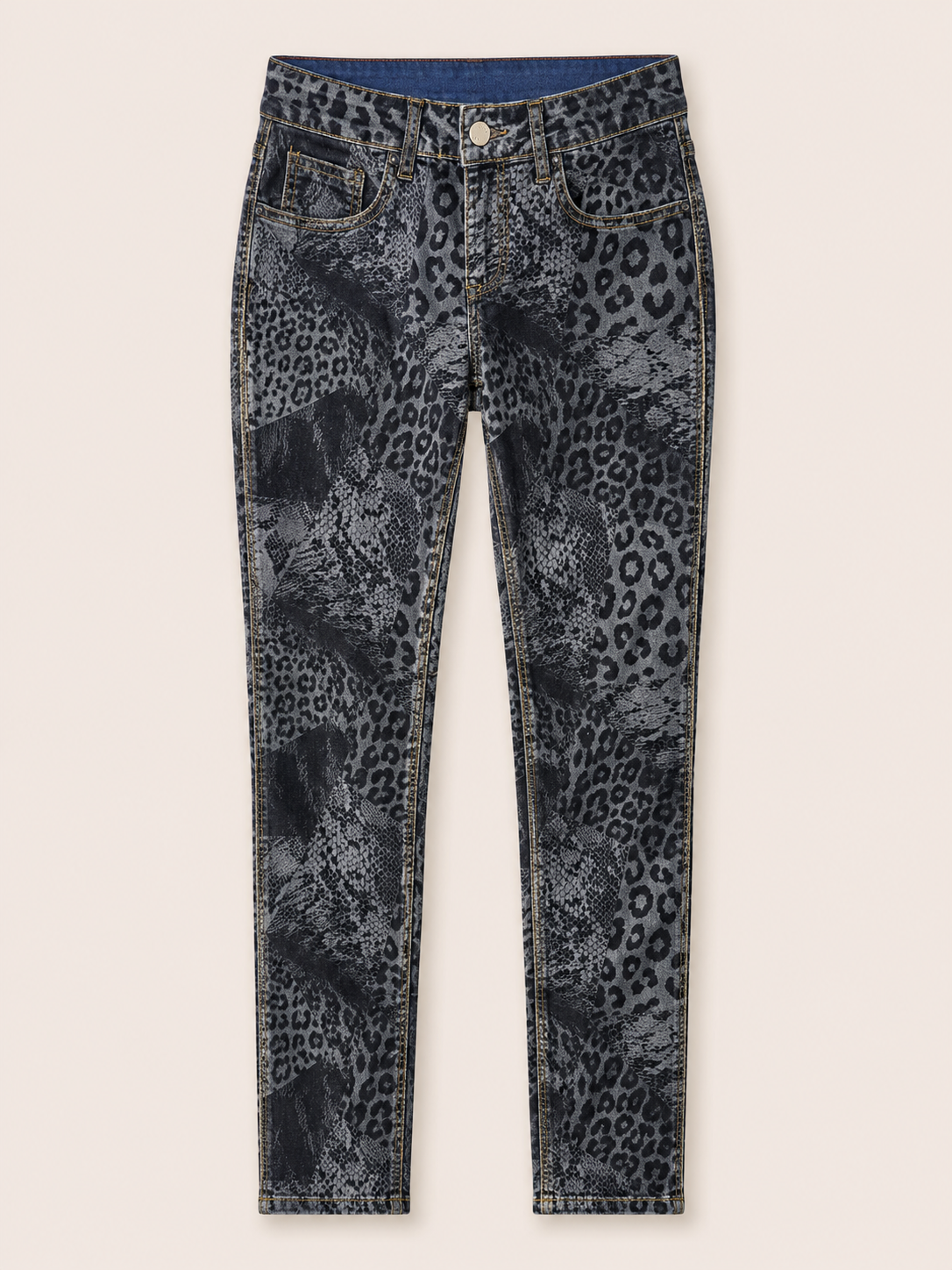 blue_animal_print_reversible_jeans__flatlay_front_somethingprettyboutique