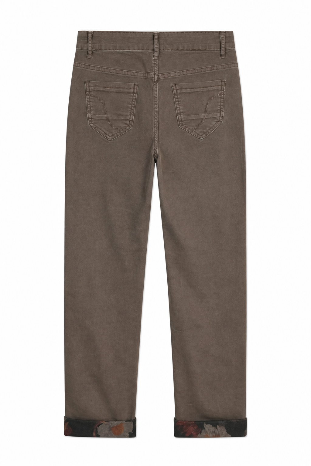 Brown pants on a white background