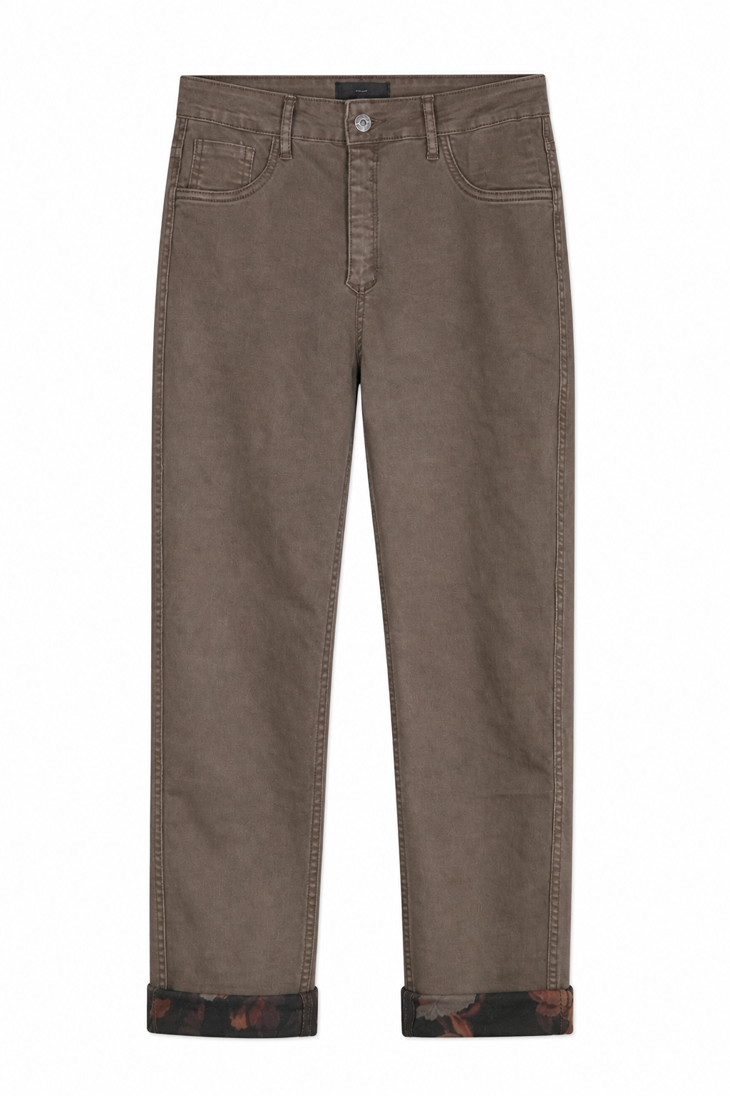 Brown pants on a white background