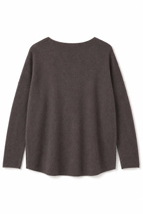 Dark gray sweater on a white background