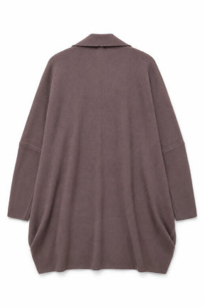 Brown cardigan on a white background